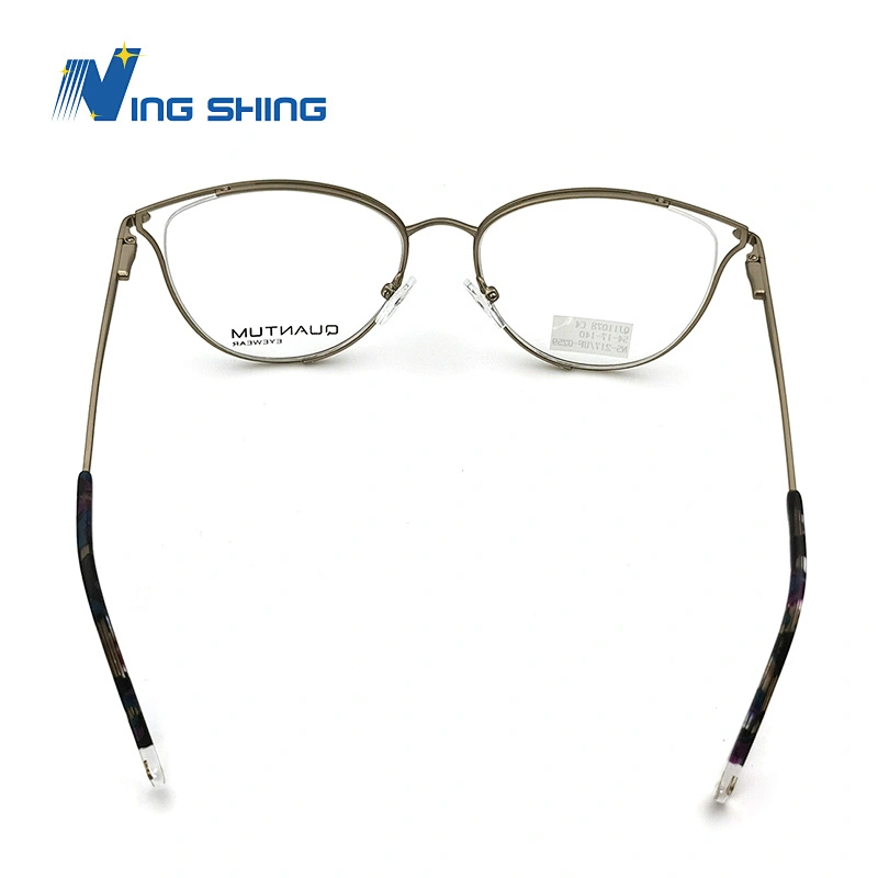 2020 New Arrival Glasses Optical Frame Half Fra Metal Frame Half Rim Designer Clear Lens Eye Glasses Frame oem eyeglasses frames