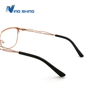 2020 New Arrival Glasses Optical Frame Metal eyewear full Rim AC lens oem eyeglasses frames spring hinge art temple