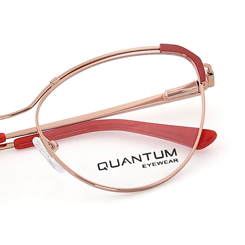 2020 New Arrival Glasses Optical Frame Half Fra Metal Frame Half Rim Designer Clear Lens Eye Glasses Frame oem eyeglasses frames