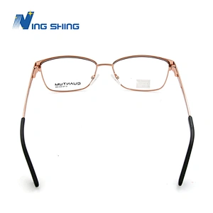 New Arrival eyeglasses Optical Frame Half Metal Frame Half Rim Designer Clear Lens Glasses Frame oem eyewear
