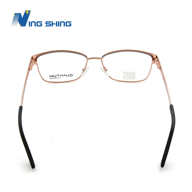 New Arrival eyeglasses Optical Frame Half Metal Frame Half Rim Designer Clear Lens Glasses Frame oem eyewear