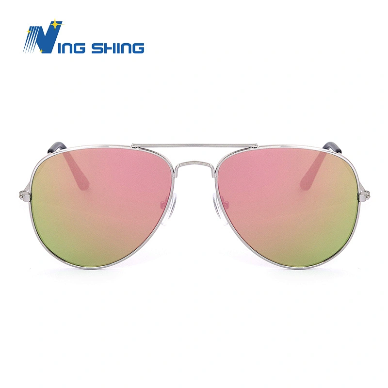 2020 New Arrival eyeglasses eyewear Fashion frames Pilot Ladies Sunglass plastic & brass frame and coated lens