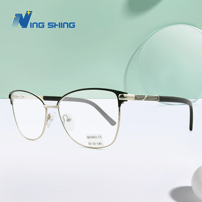 2020 New Arrival Glasses Optical Frame Half Fra Metal Frame Half Rim Designer Clear Lens Eye Glasses Frame oem eyeglasses frames