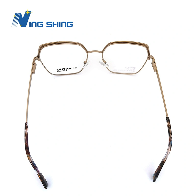 2019 NEW design Individual character color matching eyewear Fine lines  spectacle frame  Alloy Carve optical  glasses colorful