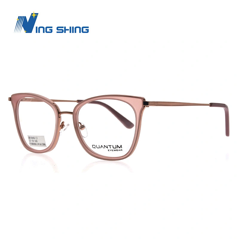 2020 New Arrival Glasses Optical Frame Half Fra Metal Frame Half Rim Designer Clear Lens Eye Glasses Frame oem eyeglasses frames