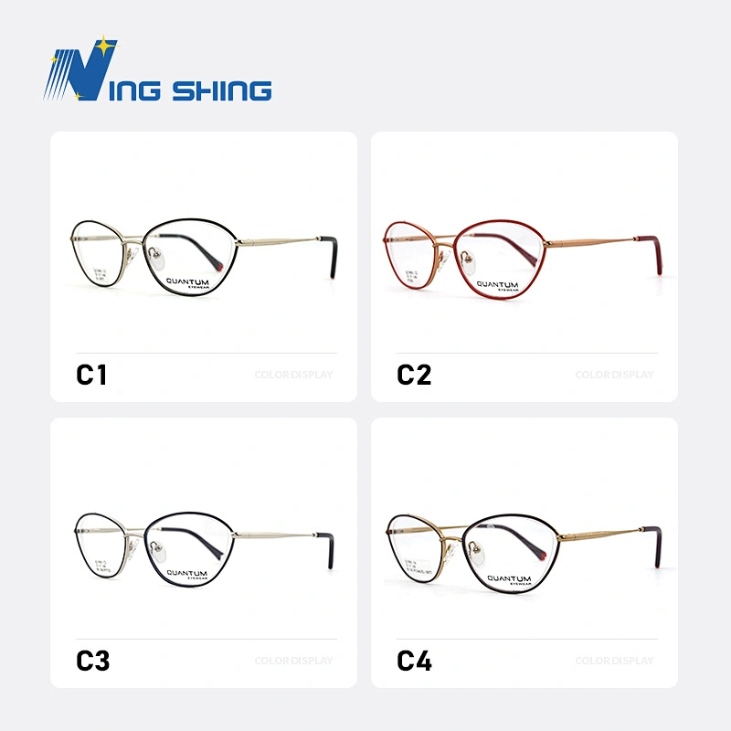 20192020 New Arrival Durable ladies Eyewear Metal Frame Half Rim Designer Clear Lens Eye Glasses Framemen optical frame