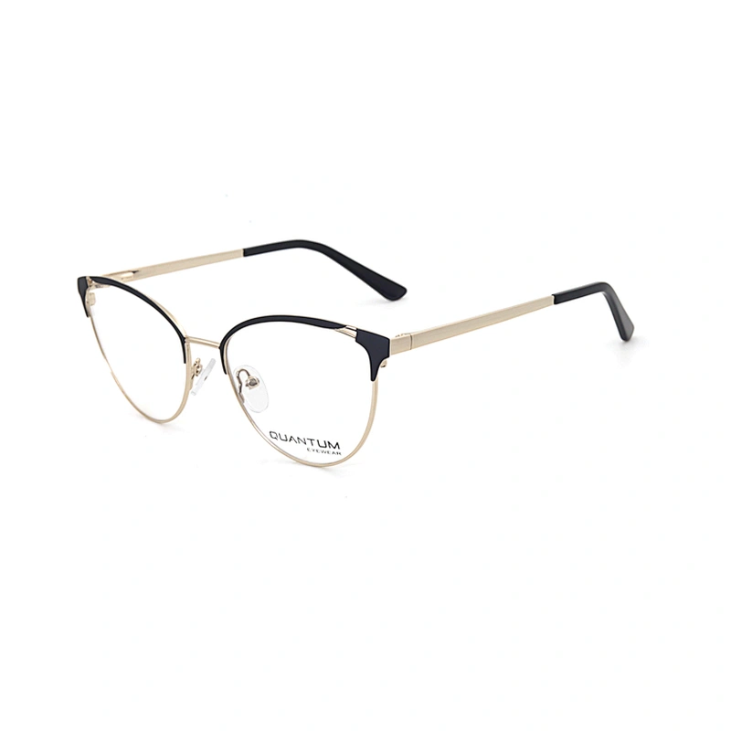 New Arrival Metal Frame Full Rim Multi Colored Optical Glasses for Women