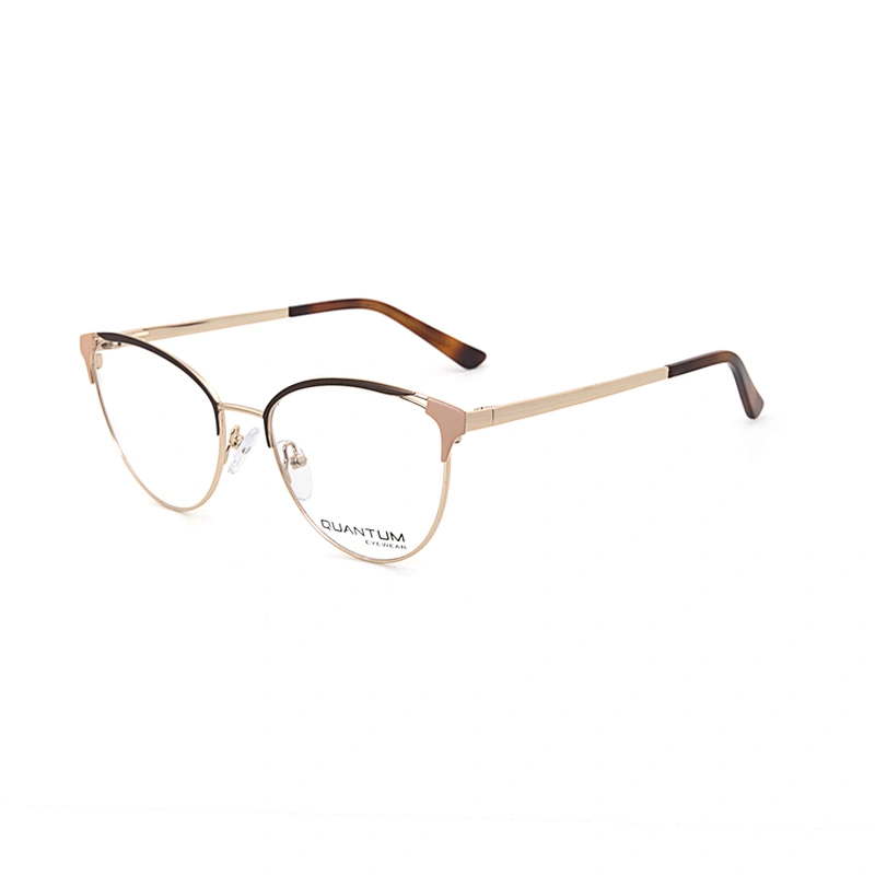 New Arrival Metal Frame Full Rim Multi Colored Optical Glasses for Women