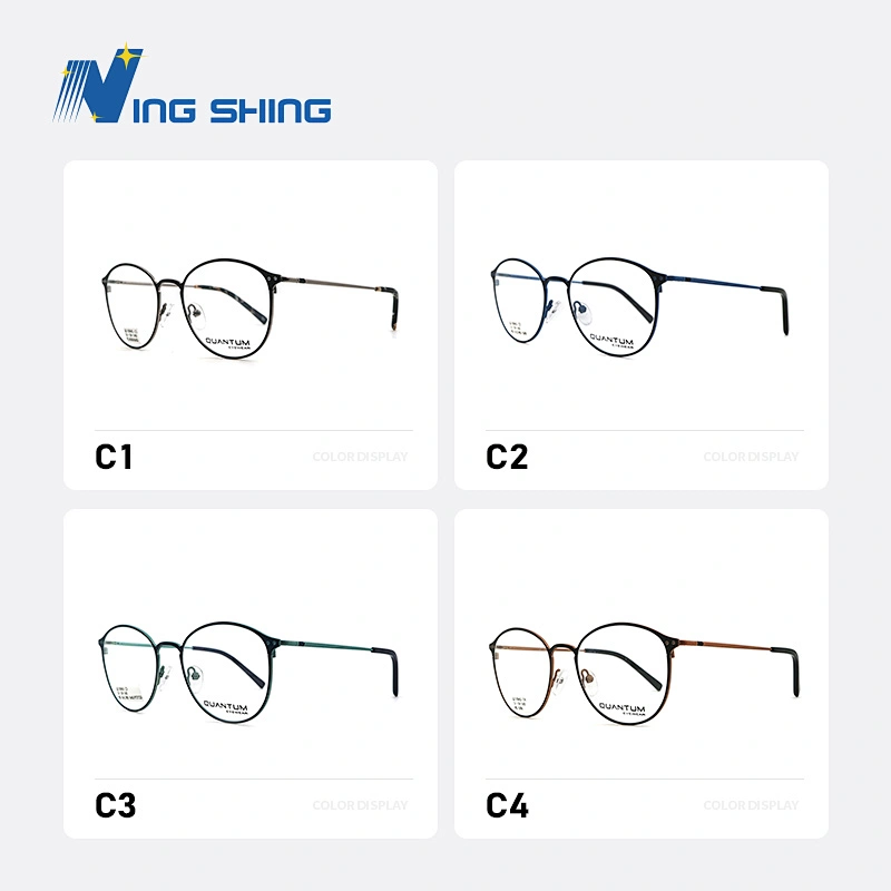 2019 New Arrival Durable Mens Eyewear Metal Frame Half Rim Designer Clear Lens Eye Glasses Framemen optical frame