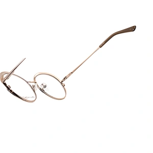 Morden Popular Round Metal Frames Thin Temple Optical Eyeglasses