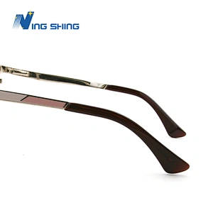 New Arrival eyeglasses Optical Frame Half Metal Frame Half Rim Designer Clear Lens Glasses Frame oem eyewear