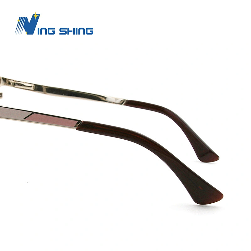 New Arrival eyeglasses Optical Frame Half Metal Frame Half Rim Designer Clear Lens Glasses Frame oem eyewear