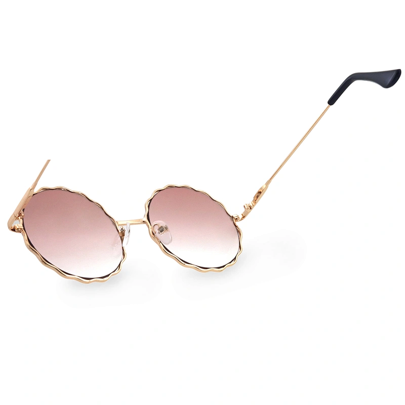 Custom Logo Security Custom Logo Womens Fashion Vintage Vogue Metal Sunglasses