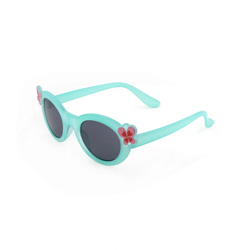 Wholesale Custom Colorful Lens Blue Light Flower 2020 Girls Boys Kids Sunglass