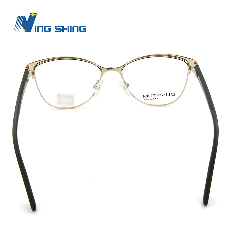 2020 New Arrival Glasses Optical Frame Half Fra Metal Frame Half Rim Designer Clear Lens Eye Glasses Frame oem eyeglasses frames