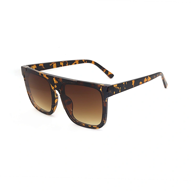 New Style Security High Quality Oversize Frame Pc Women Plastic Rectangle Sunglasses