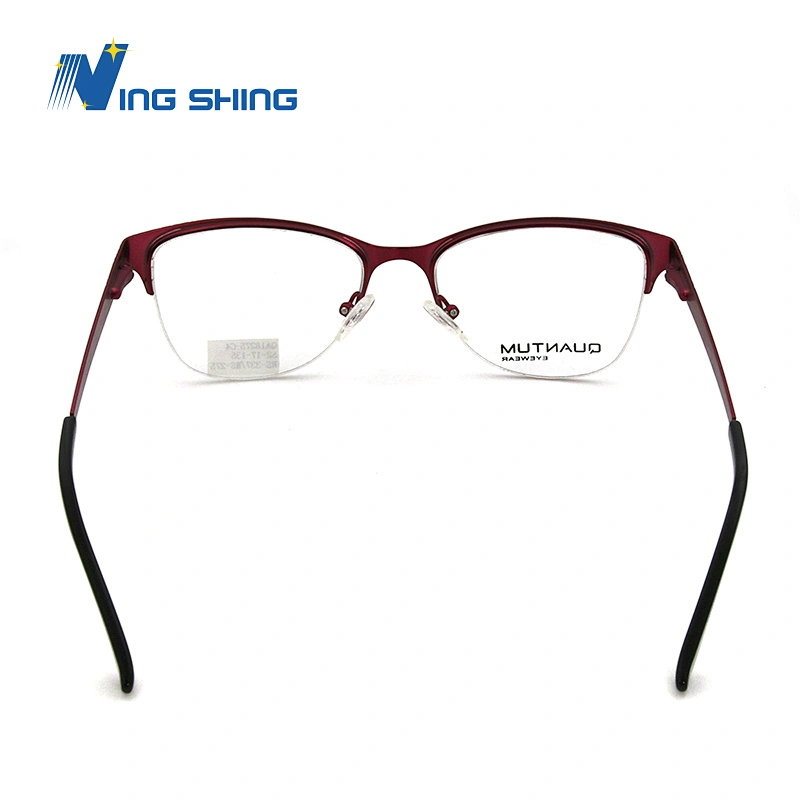2020 New Arrival Glasses Optical Frame Half Fra Metal Frame Half Rim Designer Clear Lens Eye Glasses Frame oem eyeglasses frames