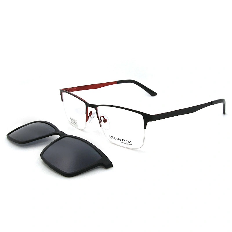 2020 NingShing Magnetic Clip On optical frames metal eyewear fast change sunglasses polarized  anti blue ray