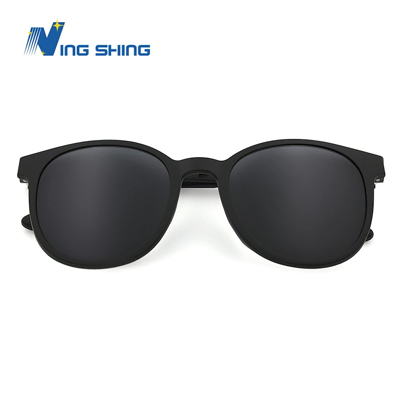 2019New model optica frame spectacles frame magnetic clip-on optics frames occhiali sunglasses occhiali da vista