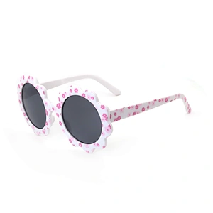 Custom Logo Kids Plastic Round Flower Toddler Uv Sun Glasses Sunglasses