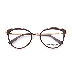 Multicolored Round Acetate Frames Optical Eyeglasses Eye Glasses for Woman