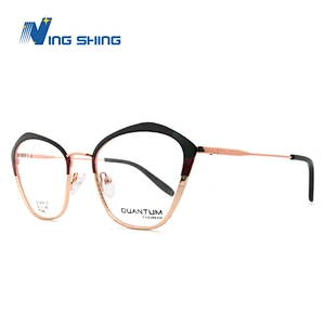 New Arrival Glasses Optical Frame Half Fra Metal Frame Half Rim Designer Clear Lens Eye Glasses Frame oem eyeglasses frames