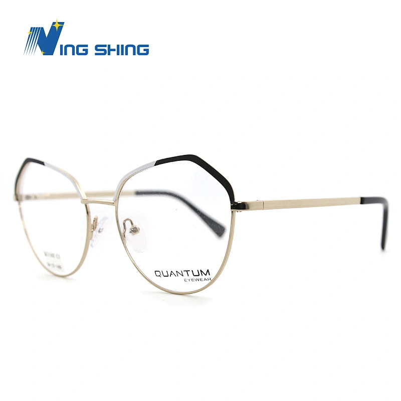 2020 New Arrival Glasses Optical Frame Half Fra Metal Frame Half Rim Designer Clear Lens Eye Glasses Frame oem eyeglasses frames