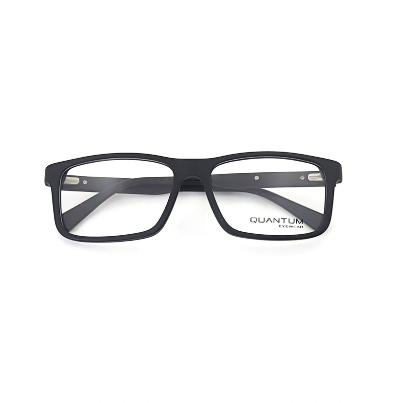 Man Retro Black Acetate Frame Optical Eyeglasses Eye Glasses