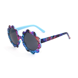 Fashion Round Cute Plastic Flower UV Eye Protection Sunglasses for Kids