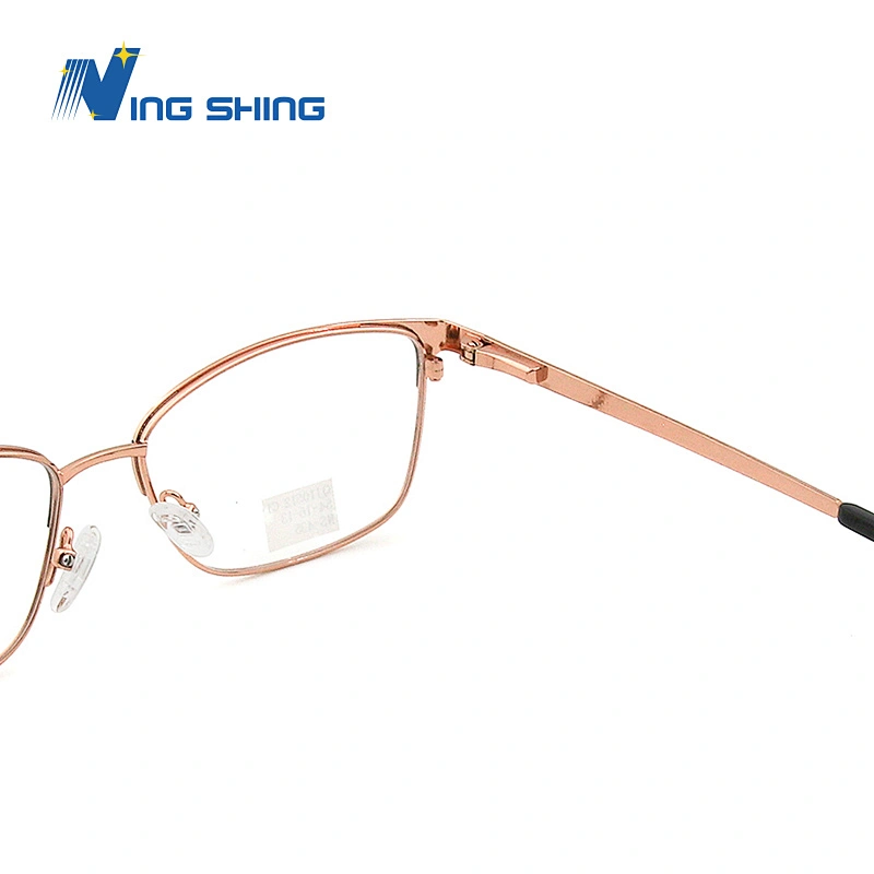 New Arrival eyeglasses Optical Frame Half Metal Frame Half Rim Designer Clear Lens Glasses Frame oem eyewear