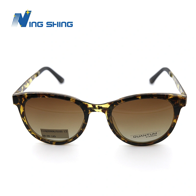 2019New model optica frame spectacles frame magnetic clip-on optics frames occhiali sunglasses occhiali da vista