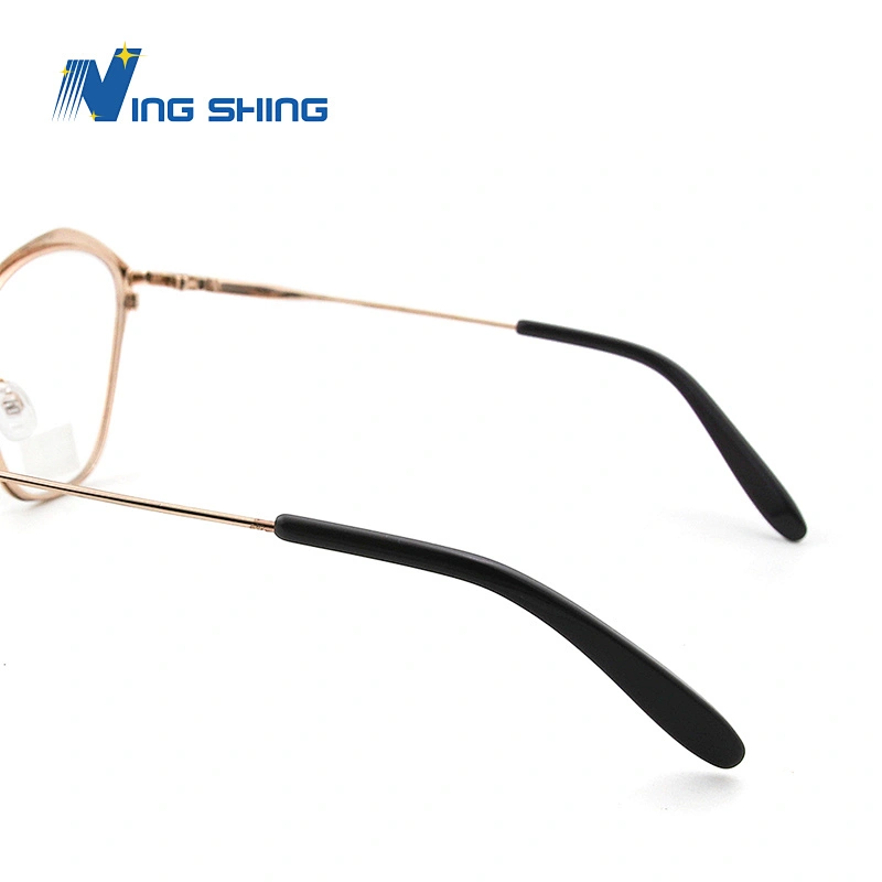 New Arrival Glasses Optical Frame Half Fra Metal Frame Half Rim Designer Clear Lens Eye Glasses Frame oem eyeglasses frames