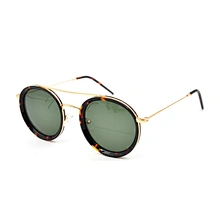 acetate and metal sunglasses eyewear