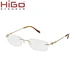 New stylish Titanium Rimless Optical Frames for lady metal Eyewear