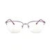 Eye wear half rim metal spectacle frames eyeglasses