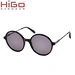 Acetate optical frame material and gradient lenses attribute man round custom sunglasses