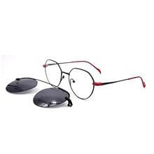 2019 china high quality low price magnetic sunglasses polarized lens clip-on metal eyewear