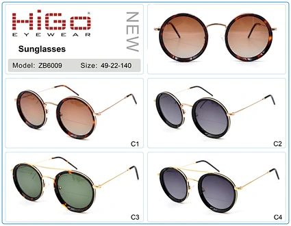 acetate and metal sunglasses eyewear