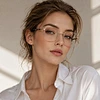 Fashion Metal Optical Frames Square Eyeglasses HG7156 Lightweight Full Rim Design for Adult Daily Wear