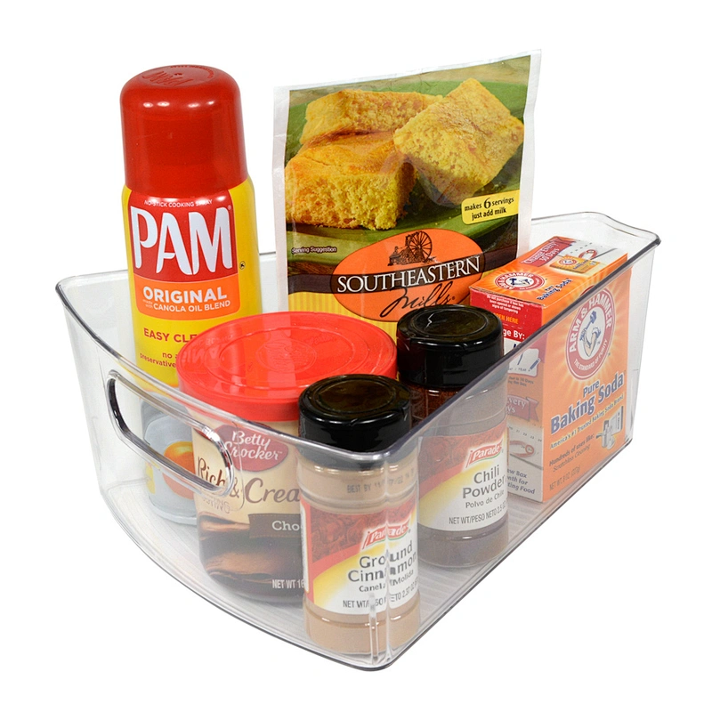 Lazy Susan Kitchen Organizer Bin Fridge Cabinet Storage