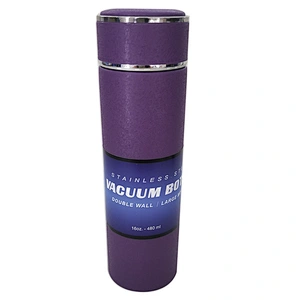 16oz Stainless Steel Slim Vacuum Bottle