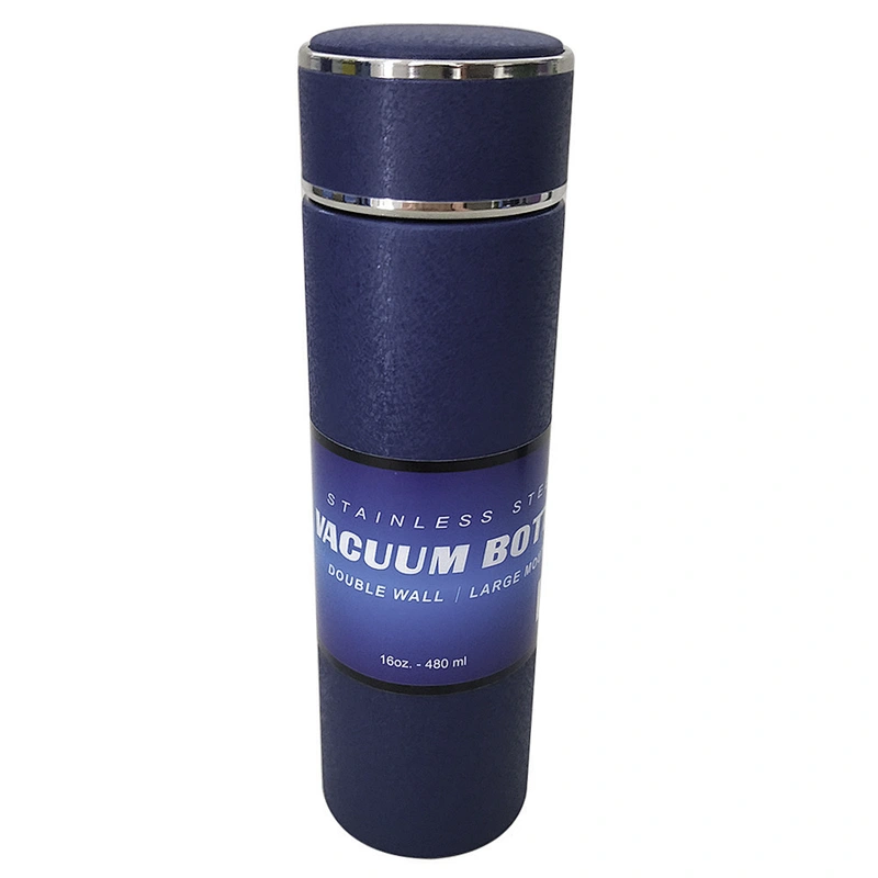 16oz Stainless Steel Slim Vacuum Bottle