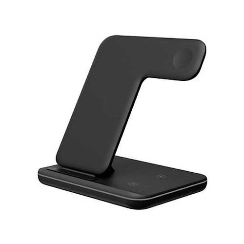 Wireless Charger, 3 in 1 Qi-Certified 15W Fast Charging Station for Apple iWatch Series 5/4/3/2/1,AirPods,Wireless Charging Stand for iPhone 11 Series/XS MAX/XR/XS/X/8/8 Plus/Samsung(With a plug)