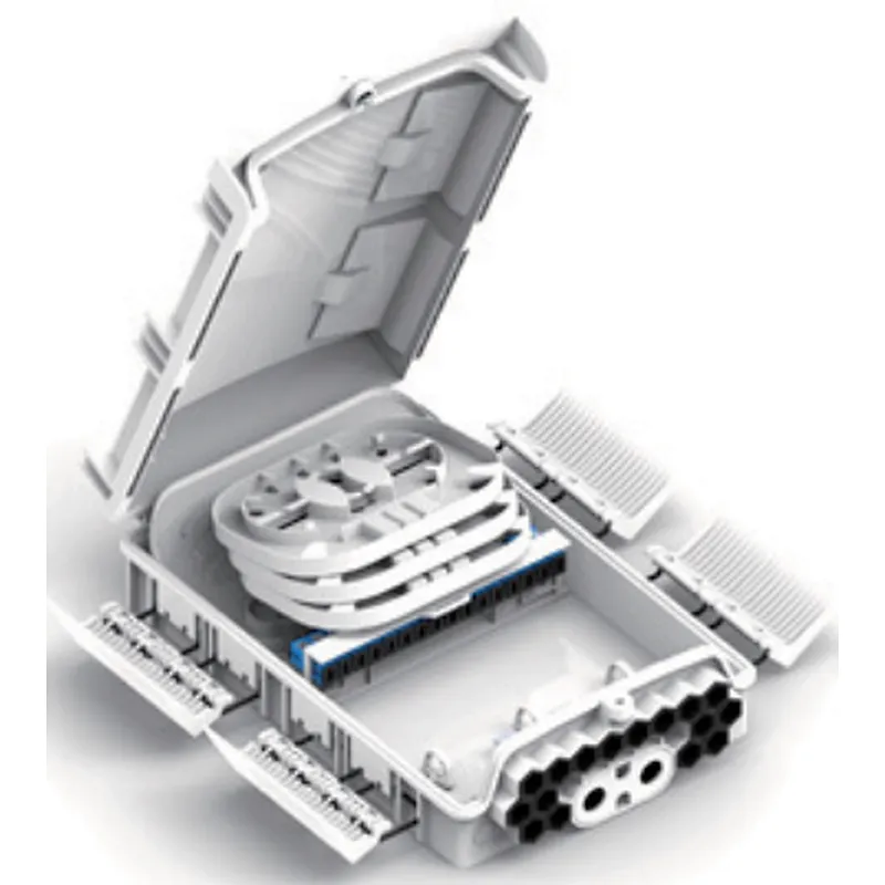 Outdoor fiber optic distribution box            12 cores