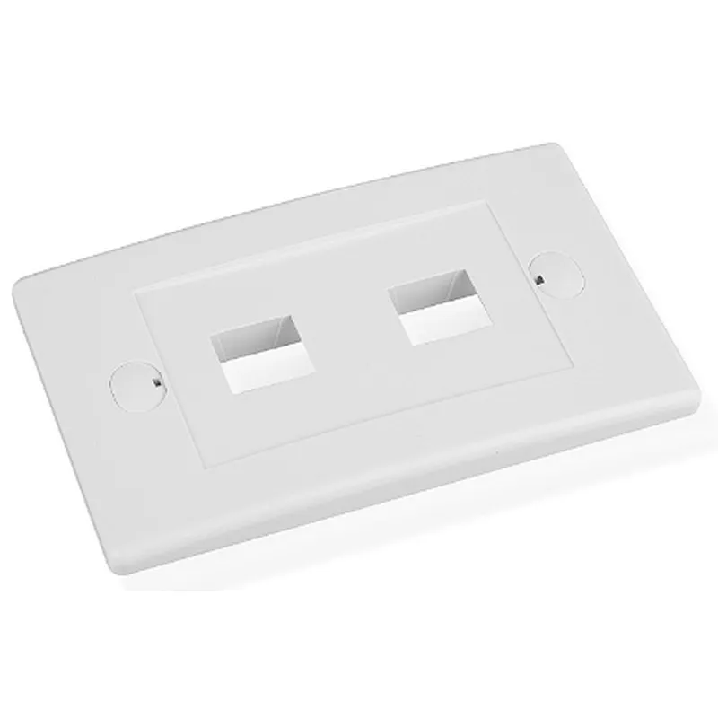 2-port Keystone Jack Insert in White
