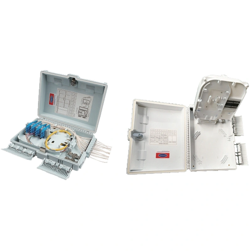 Outdoor fiber optic distribution box            12 cores