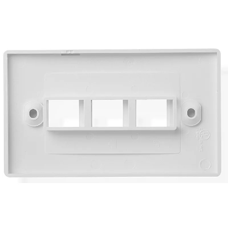 3-port Keystone Jack Insert in White