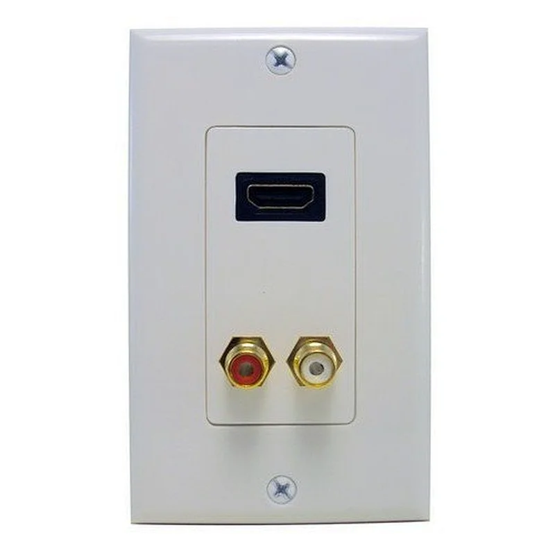RCA connectorx2--HDMI femalex1