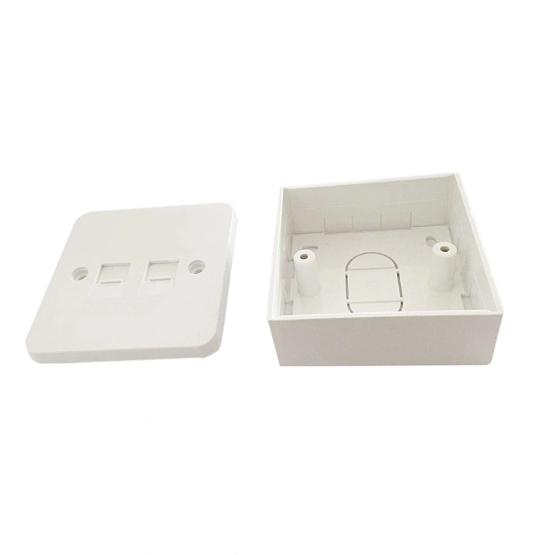 Cat6 Dualport socket with                        32mm back box