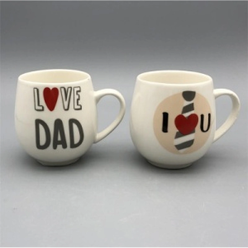 New bone china mug with decal